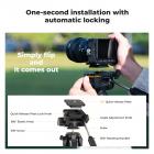 K&F Concept tripod kamera 75 inci dslr vlog bronze gold