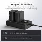 K&F Concept charger baterai sony np fz100 dual usb a7a9 a6600