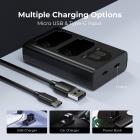 K&F Concept charger baterai sony np fz100 dual usb a7a9 a6600