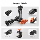 K&F Concept magic arm 6 inci super clamp monitor lampu kamera