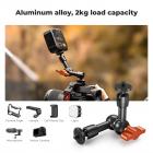 K&F Concept magic arm 6 inci super clamp monitor lampu kamera
