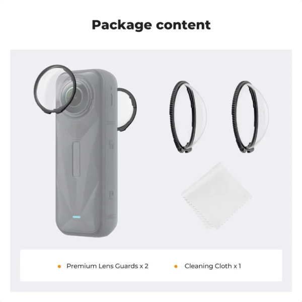 K&F Concept lensa pelindung insta 360 x 5 tempered glass