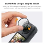 K&F Concept lensa pelindung insta 360 x 5 tempered glass