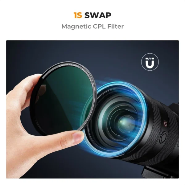 K&F Concept filter magnetic cpl 55mm