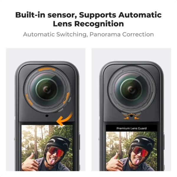 K&F Concept lensa pelindung insta 360 x 5 tempered glass
