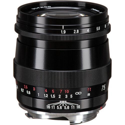 Voigtlander Ultron 75mm f1.9 Lens (Single Coated, Black) - Gambar 9