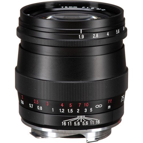 Voigtlander Ultron 75mm f1.9 Lens (Multicoated, Matte Black) - Gambar 9