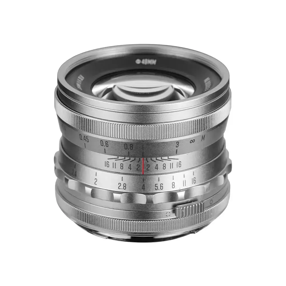 Brightin Star Lens MF 35mm F1.4 XF Silver Full-Frame - Gambar 3