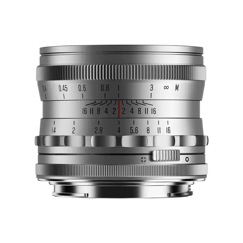 Brightin Star Lens MF 35mm F1.4 XF Silver Full-Frame