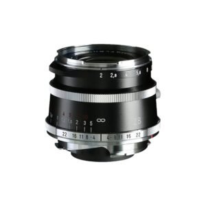 Voigtlander ultron 28mm f2 vm vintage retro black chrome