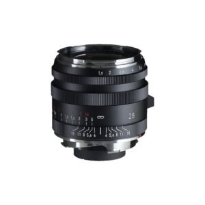 voigtlander nokton 28mm f1 5 vm leica m black vintage