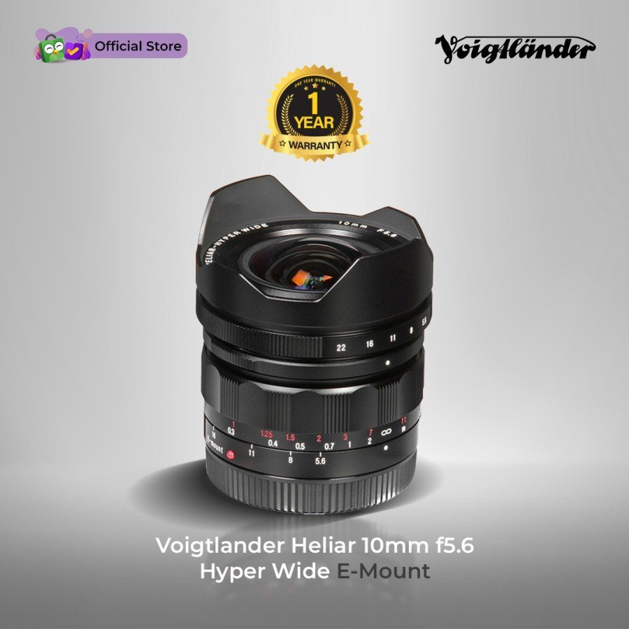 Voigtlander Lens 10mm f5.6 E-Mount Heliar-Hyper Wide for Sony E-mount - Gambar 2