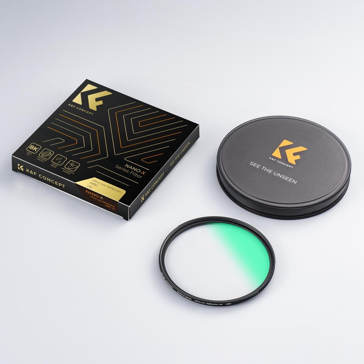 UV Filter 0.1% Ultra-low Reflection (titanium coating ) with 28 Multi-Layer Coatings Nano-Xcel Series - Gambar 3
