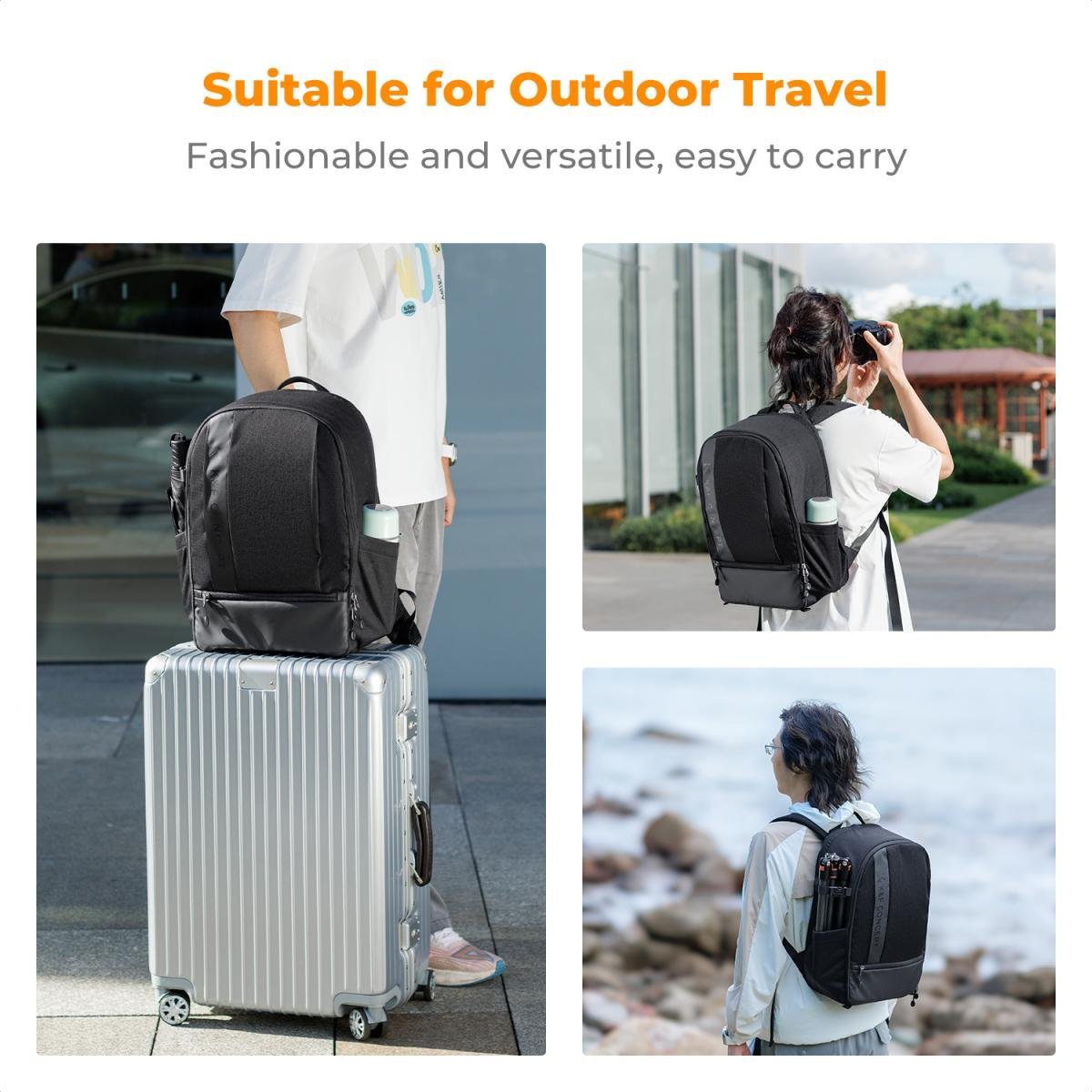 K&F Concept camera backpack nature wander18l - Gambar 5