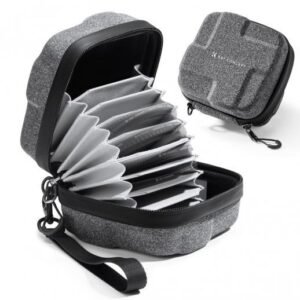 K&F Concept 10 Pockets Hard Shell Lens Filter Bag Up to 82mm