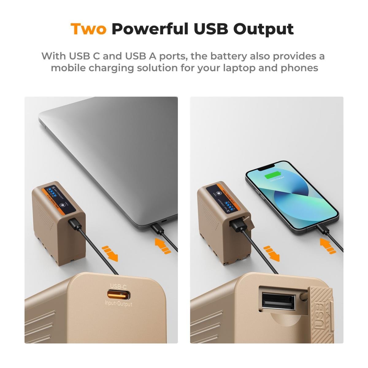 NP-F970 Battery 10500mAh Battery with 20W PD Two-Way Fast Charge for Sony NP-F970/960/950/930 NP-F570 NP-F550 NP-F530 NP-F530 NP-F330, CCD-SC55, TR516,TR716,TR818,TR910,TR917 - Gambar 8