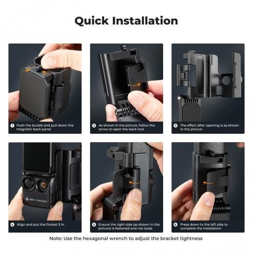 Magnetic Mount For DJI Osmo Pocket 3 - Gambar 7