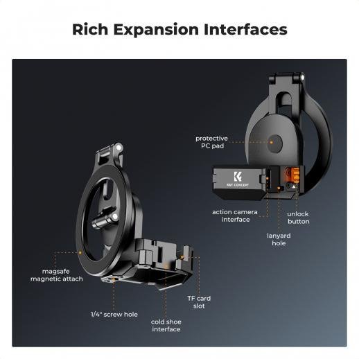 Pocket 3 Aluminum Alloy Magnetic Expansion Frame - Gambar 5