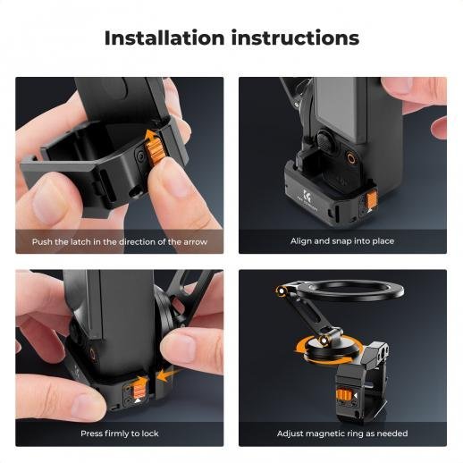 Pocket 3 Aluminum Alloy Magnetic Expansion Frame - Gambar 8