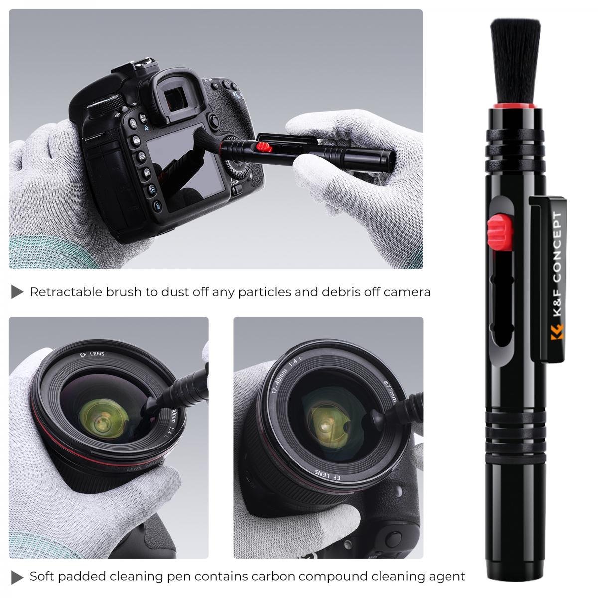 Lens Cleaning Pen, Double-sided Carbon Head, K&F Concept, with K&F Concept Color Box - Gambar 9