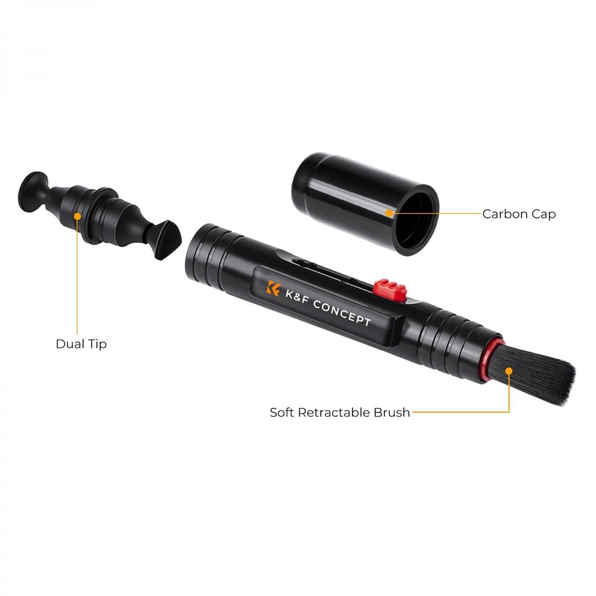 Lens Cleaning Pen, Double-sided Carbon Head, K&F Concept, with K&F Concept Color Box - Gambar 8