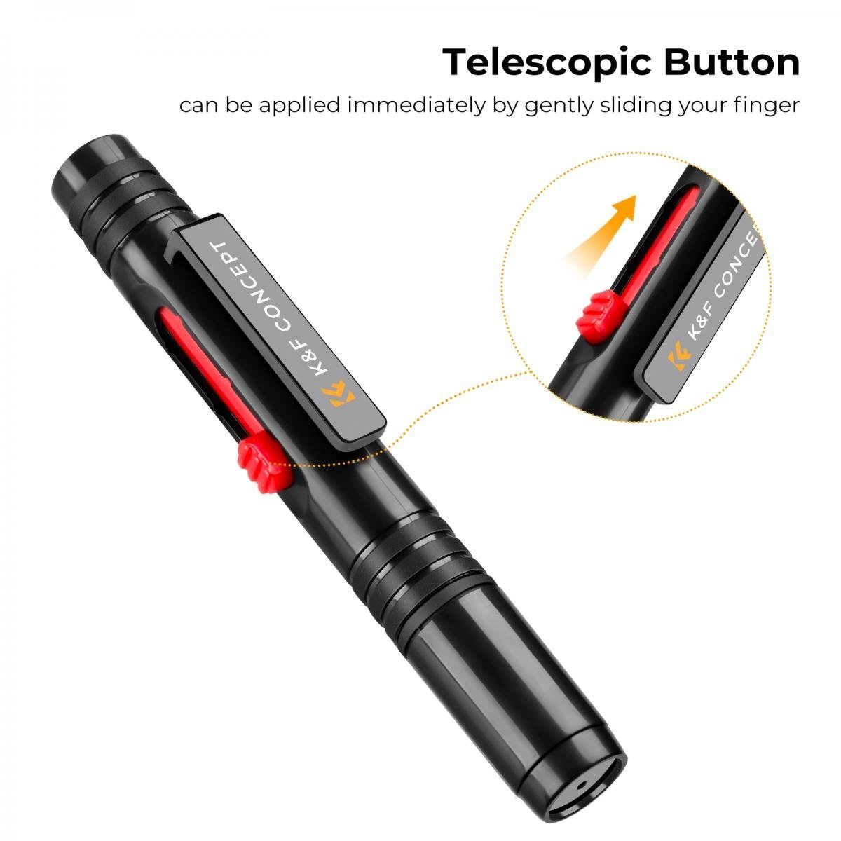 Lens Cleaning Pen, Double-sided Carbon Head, K&F Concept, with K&F Concept Color Box - Gambar 7