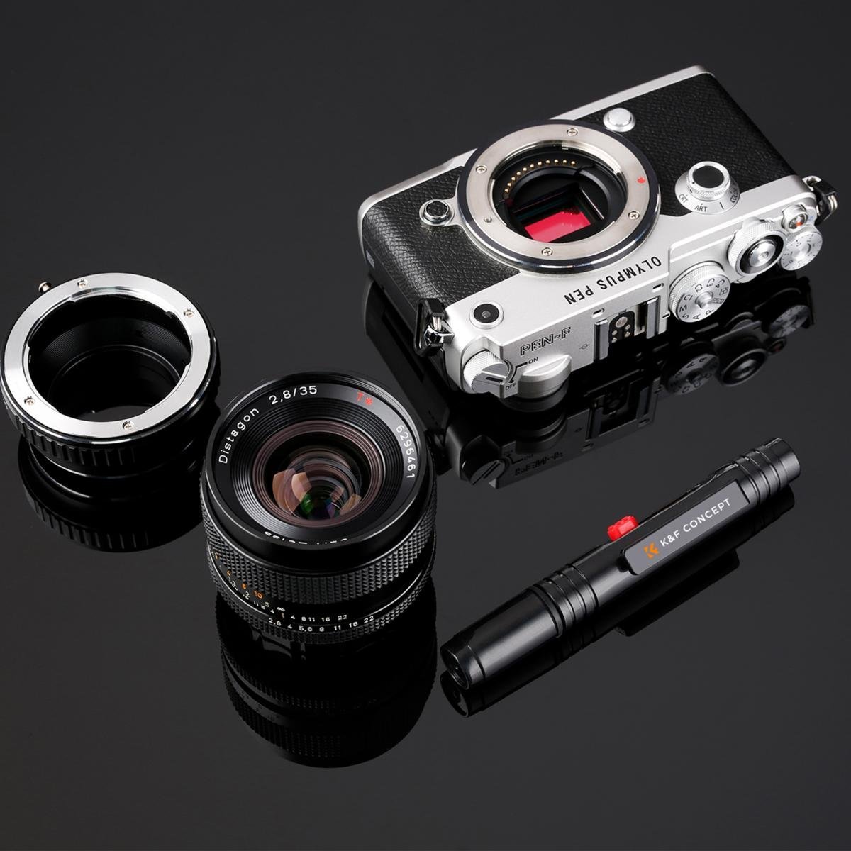 Lens Cleaning Pen, Double-sided Carbon Head, K&F Concept, with K&F Concept Color Box - Gambar 3