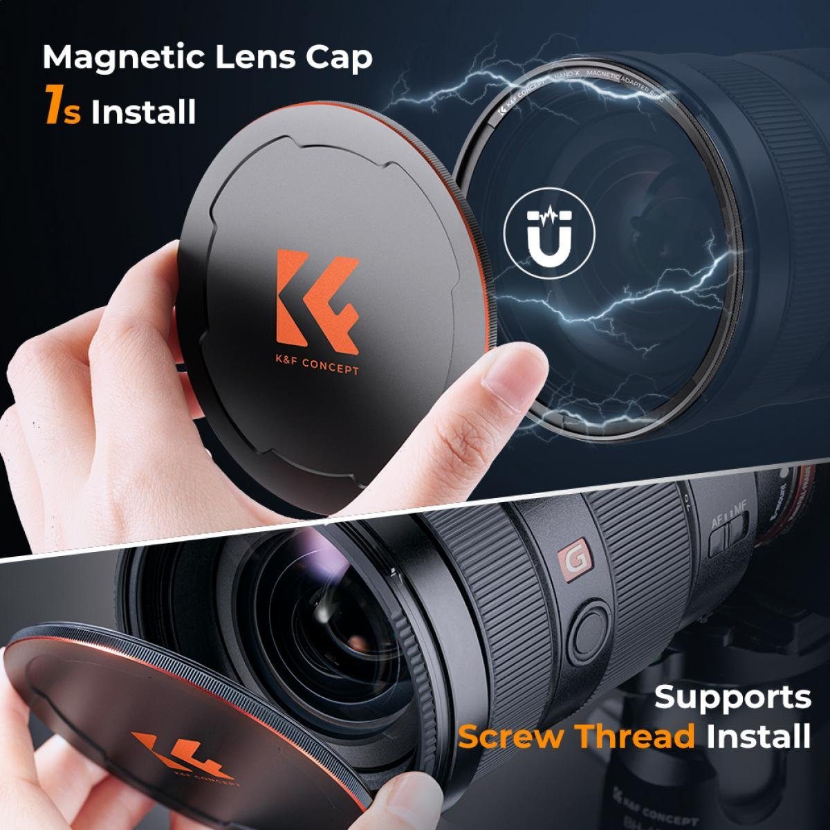 Magnetic Black Mist Filter 1/8 Special Effects Filter HD Multi-layer Coated, Waterproof/Scratch-Resistant/ Anti-Reflection Nano-Xcel Series - Gambar 4