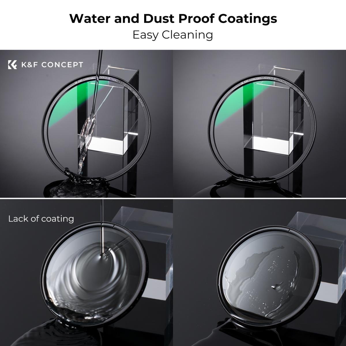 Magnetic MCUV Filter,HD Waterproof Scratch-Resistant Anti-Reflection Green Film with Magnetic Metal Cover Nano-Xcel series - Gambar 4