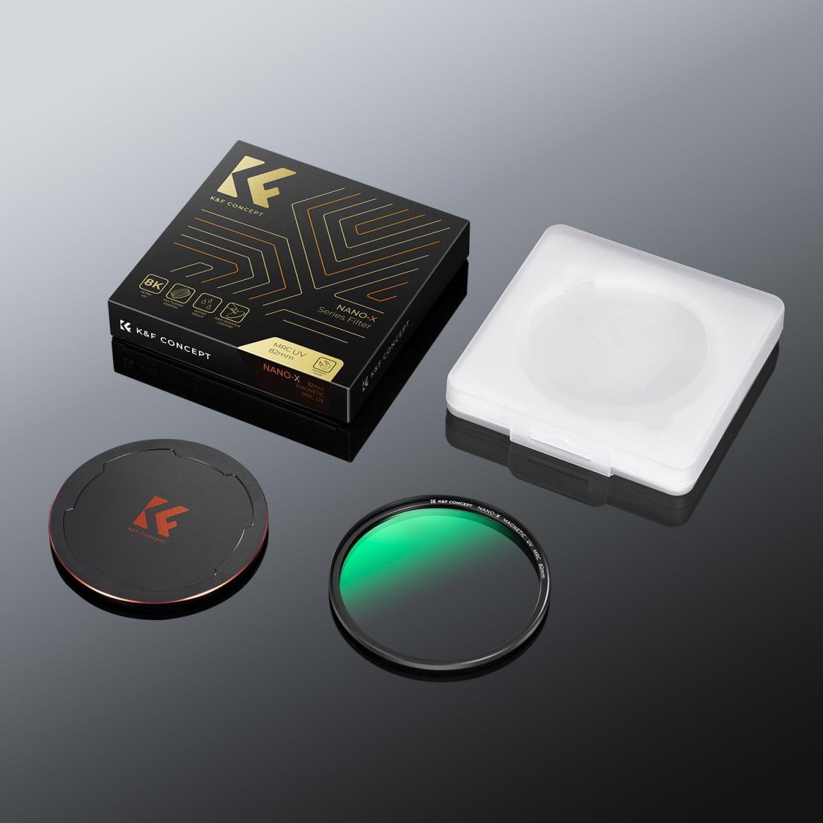Magnetic MCUV Filter,HD Waterproof Scratch-Resistant Anti-Reflection Green Film with Magnetic Metal Cover Nano-Xcel series - Gambar 3
