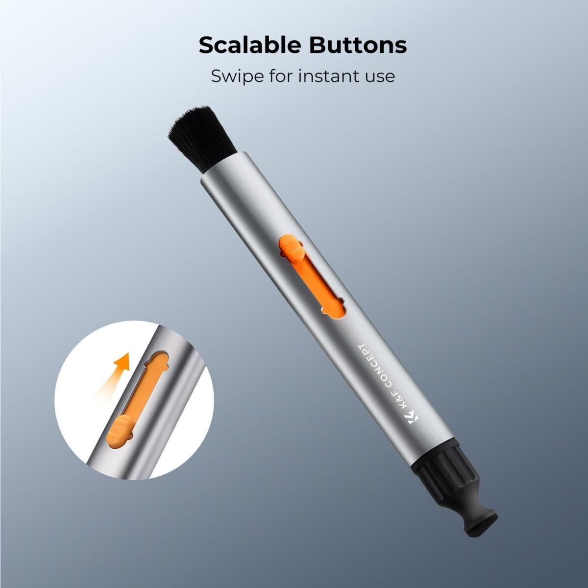 K&F Concept Multifunctional Lens Cleaning Pen, Replaceable Pen Tip - Gambar 6