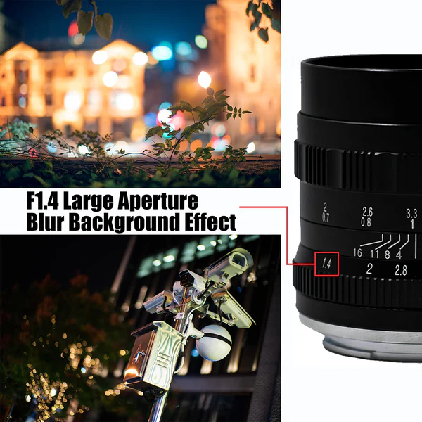 Brightin Star MF 50mm F1.4 III E Black APS-C for Sony E Mount - Gambar 9