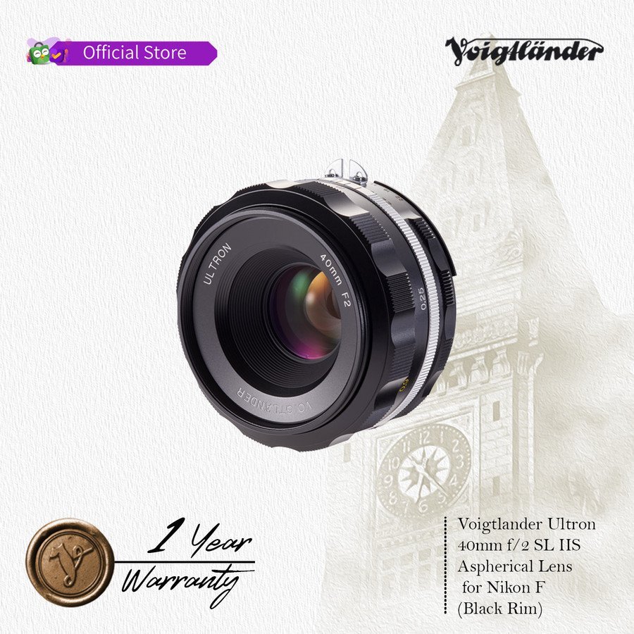 Voigtlander Lens 40mm f2.0 SL-II S AIS Ultron for Nikon AIS - BLACK - Gambar 3