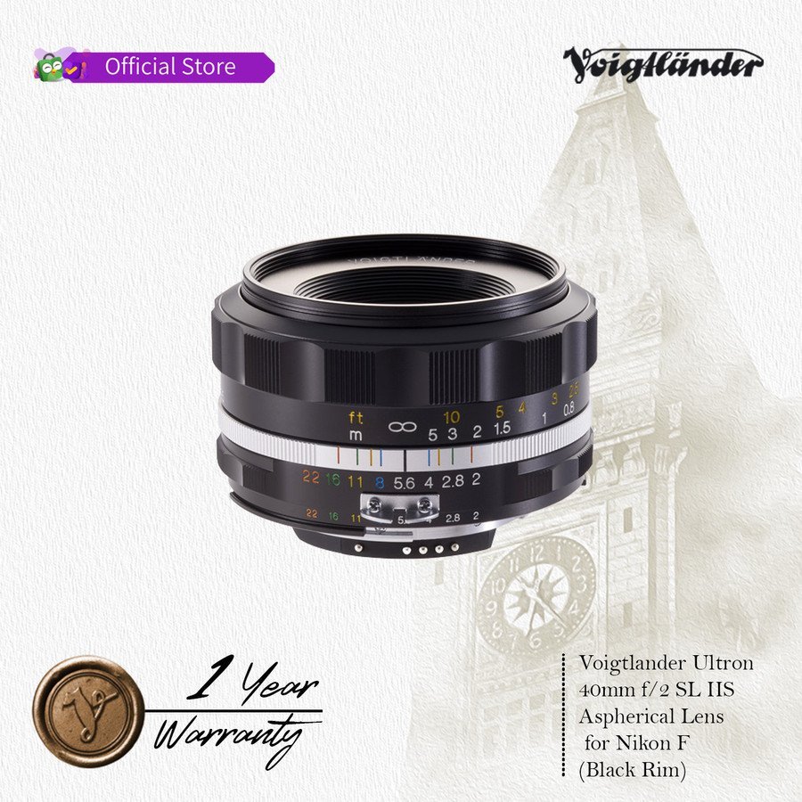 Voigtlander Lens 40mm f2.0 SL-II S AIS Ultron for Nikon AIS - BLACK - Gambar 4
