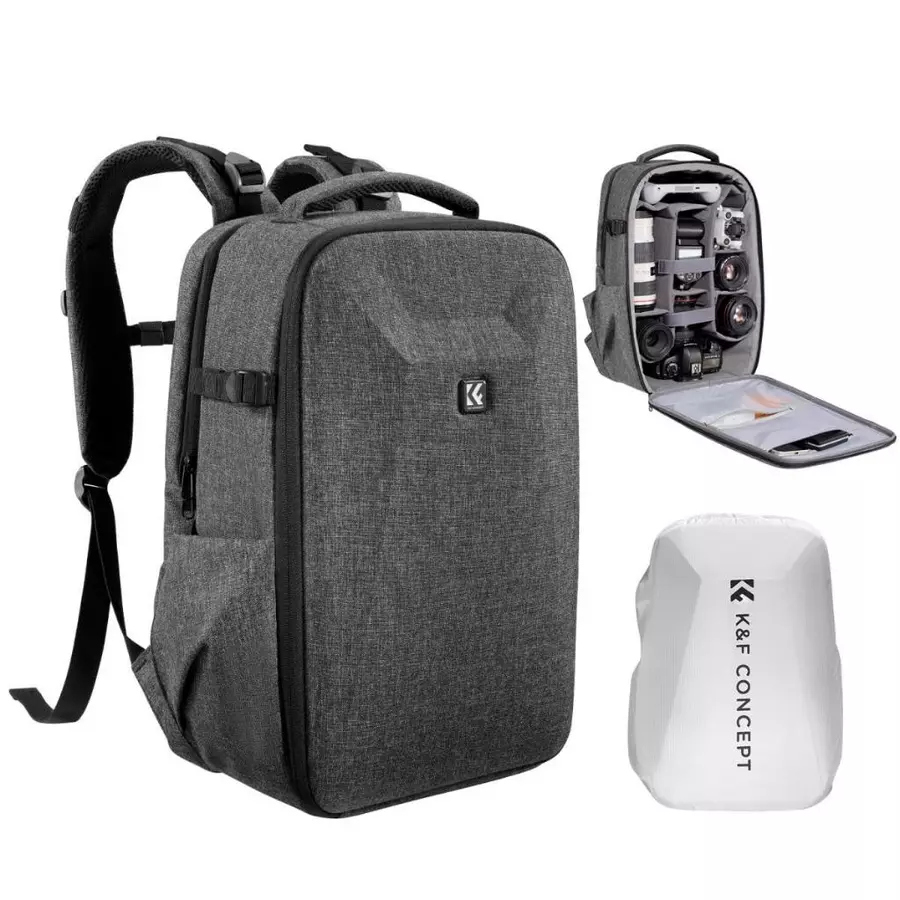 K&F Concept Camera Backpack 22L Nature Wander 10 - Tas Kamera - Ransel Kamera - Camera Bag - Gambar 12