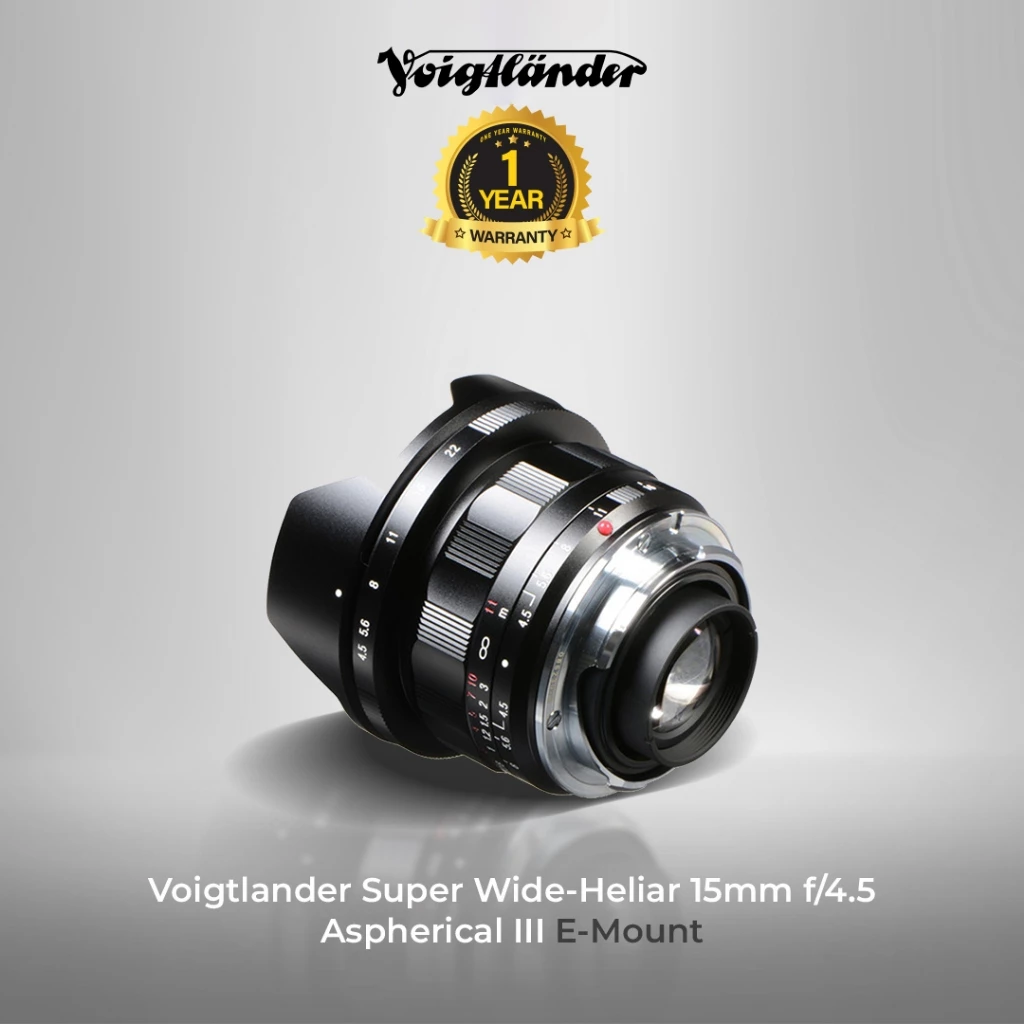 Voigtlander Lens 15mm f4.5 E-M III Super Wide Heliar for Sony E -Mount - Gambar 3