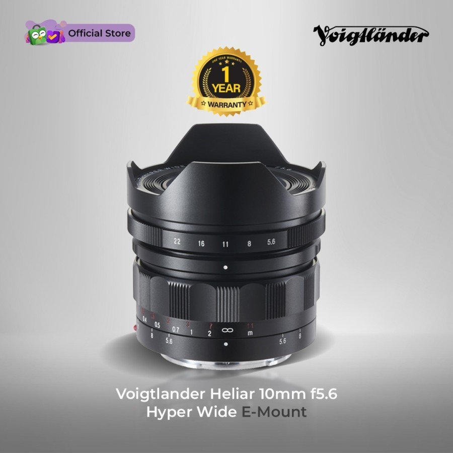 Voigtlander Lens 10mm f5.6 E-Mount Heliar-Hyper Wide for Sony E-mount - Gambar 3